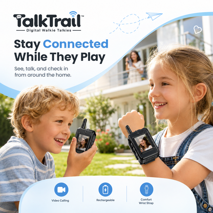 TalkTrail™ Digital Walkie Talkies