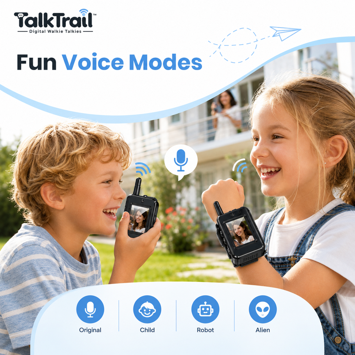 TalkTrail™ Digital Walkie Talkies