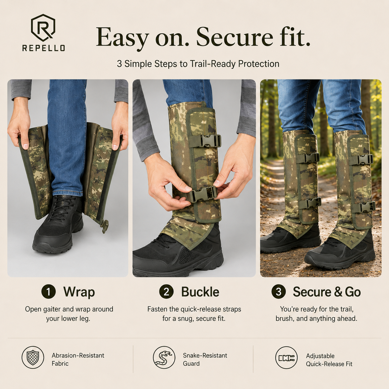 Repello™ TrailShield Gaiters
