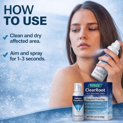 Velnix® ClearRoot Cryo Treatment Spray